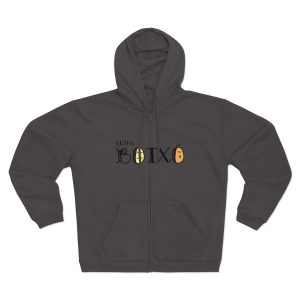 Sudadera capucha con cremallera premium - Antracita - Quina botxo
