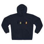 Sudadera capucha con cremallera premium - Azul marino - Quina botxo Sudadera capucha con cremallera premium - Azul marino - Quina botxo