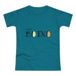 Camiseta mujer punto liso - Azul diva - Quina botxo