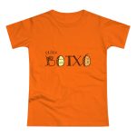 Camiseta mujer punto liso - Naranja - Quina botxo