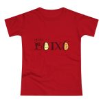 Camiseta mujer punto liso - Rojo - Quina botxo