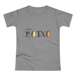 Camiseta mujer punto liso - Gris deportivo jaspeado - Quina botxo