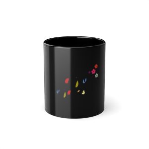 Taza negra 325 ml - Negro - Camiseta «Una flor no fa estiu»