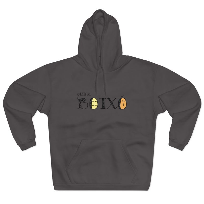 Sudadera con capucha cerrada - Antracita - Quina botxo Sudadera con capucha cerrada - Antracita - Quina botxo