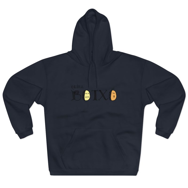 Sudadera con capucha cerrada - Azul marino - Quina botxo
