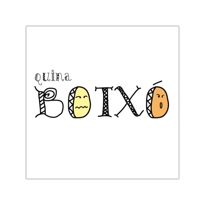 Pegatinas de vinilo cuadradas - Quina botxo Pegatinas de vinilo cuadradas - Quina botxo