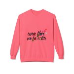 Sudadera Softstyle cuello redondo - Rosa limonada - Camiseta «Una flor no fa estiu» Sudadera Softstyle cuello redondo - Rosa limonada - Camiseta «Una flor no fa estiu»