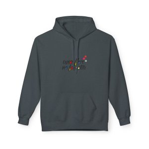 Sudadera Softstyle con capucha - Gris oscuro jaspeado - Camiseta «Una flor no fa estiu»
