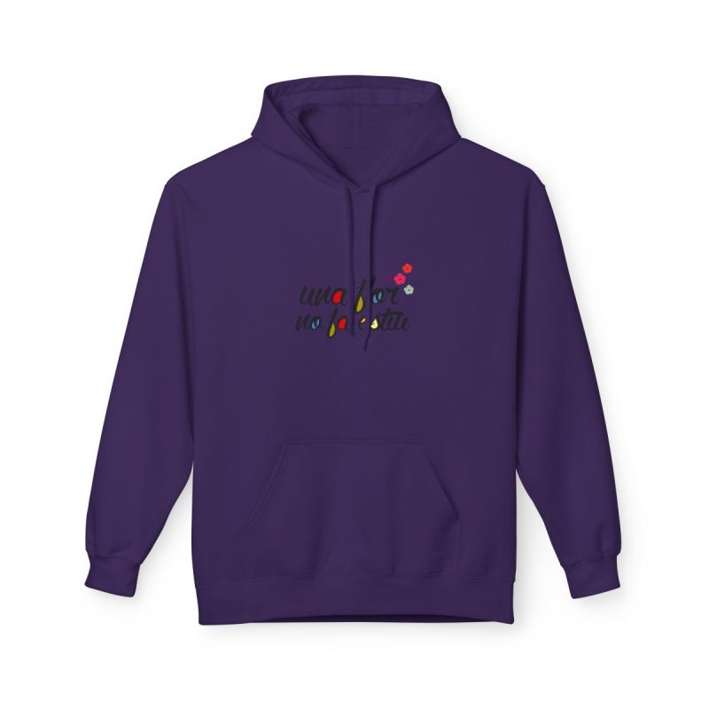 Sudadera Softstyle con capucha - Morado - Camiseta «Una flor no fa estiu»