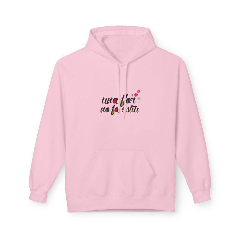 Sudadera Softstyle con capucha - Rosa claro - Camiseta «Una flor no fa estiu»