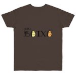 Camiseta punto liso - Marron oso - Quina botxo Camiseta punto liso - Marron oso - Quina botxo