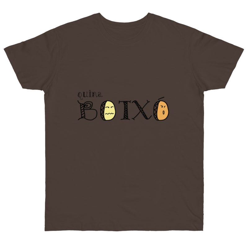 Camiseta punto liso - Marron oso - Quina botxo