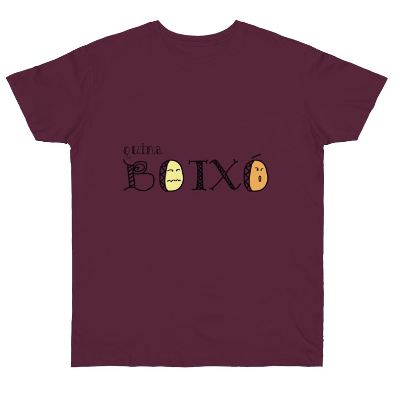 Camiseta punto liso - Burdeos - Quina botxo