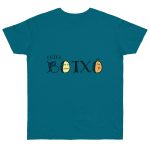 Camiseta punto liso - Azul diva - Quina botxo Camiseta punto liso - Azul diva - Quina botxo