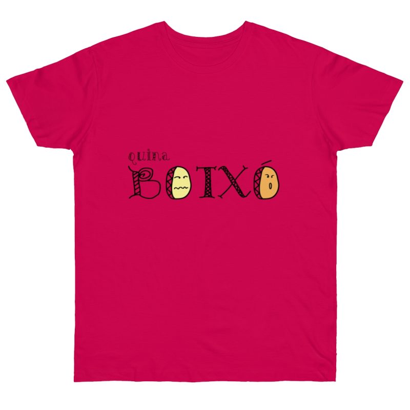Camiseta punto liso - Fucsia - Quina botxo