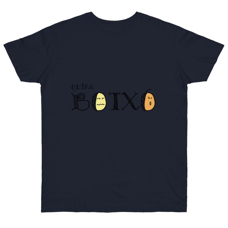 Camiseta punto liso - Azul marino - Quina botxo