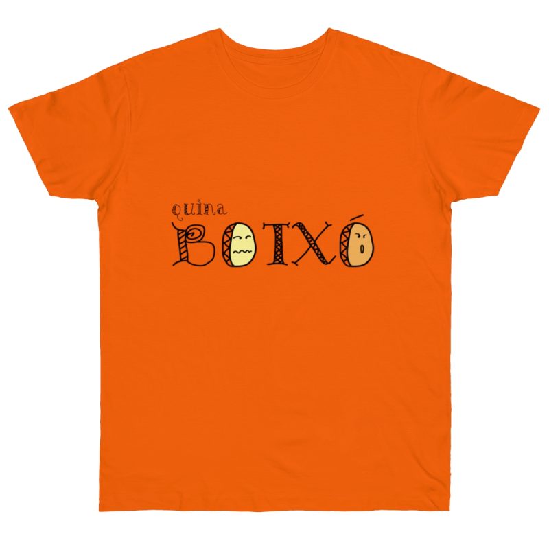 Camiseta punto liso - Naranja - Quina botxo