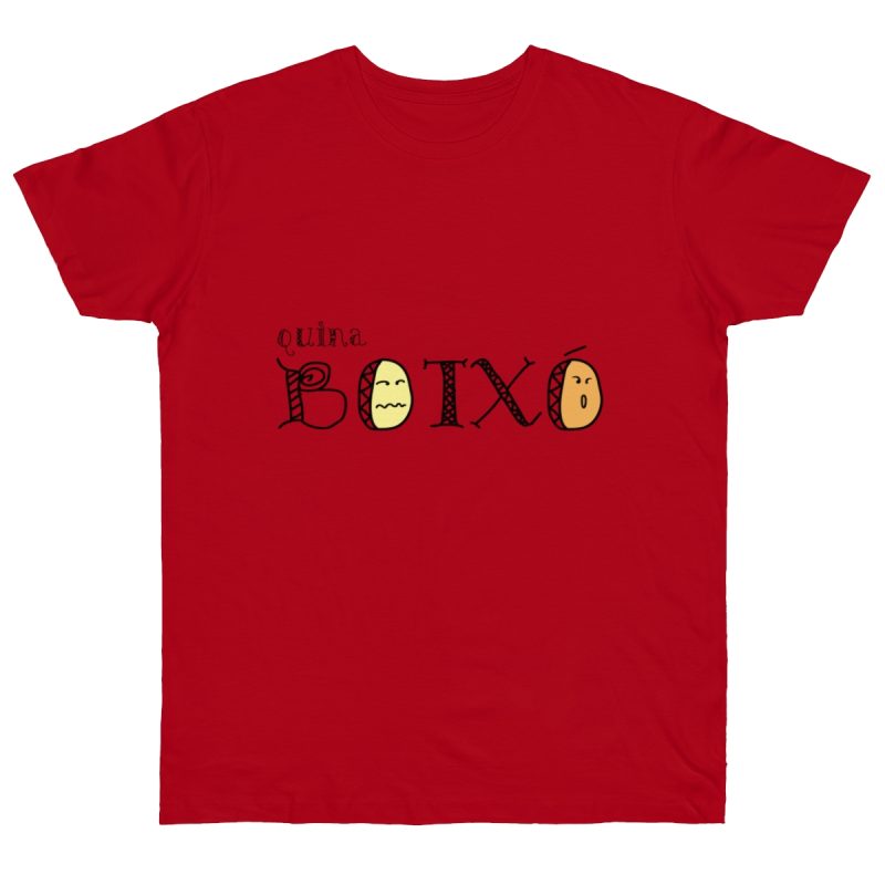 Camiseta punto liso - Rojo - Quina botxo