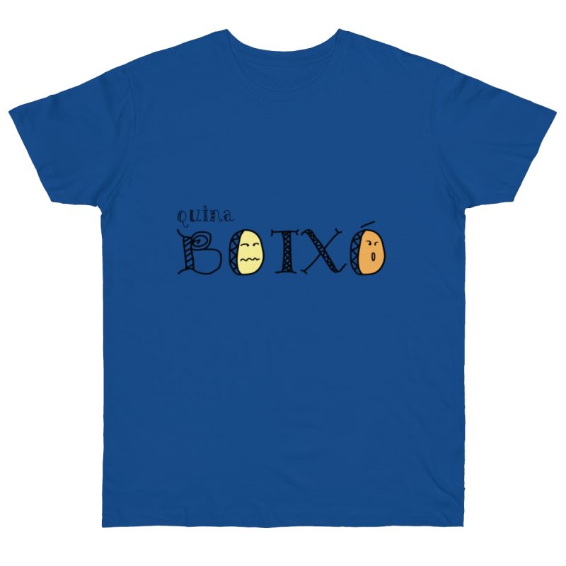 Camiseta punto liso - Azul royal intenso - Quina botxo
