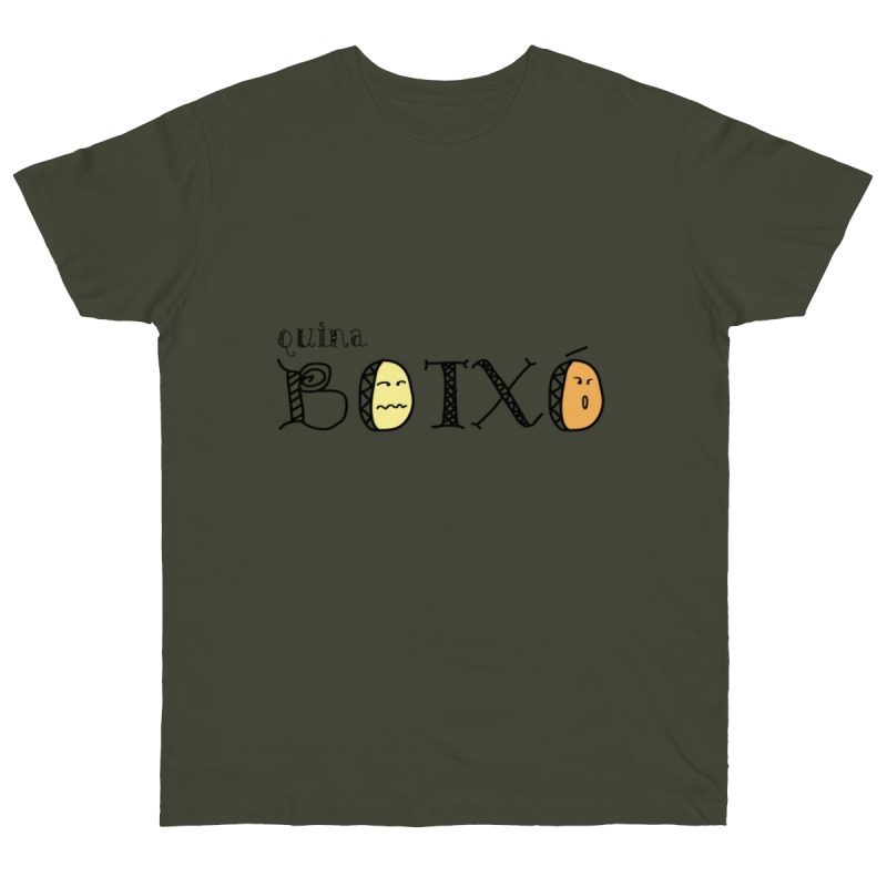 Camiseta punto liso - Caqui urbano - Quina botxo