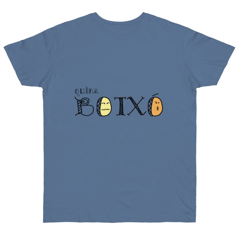 Camiseta punto liso - Azul vaquero - Quina botxo