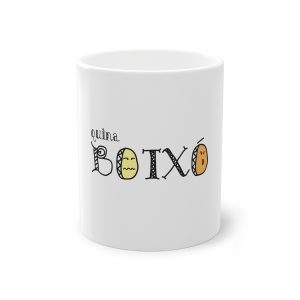 Taza estandar 325 ml - Blanco - Quina botxo