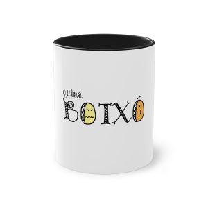 Taza bicolor - Negro - Quina botxo
