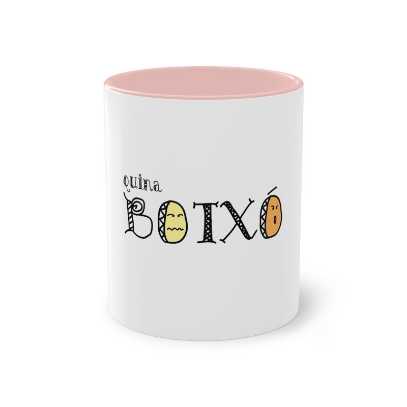 Taza bicolor - Rosa - Quina botxo