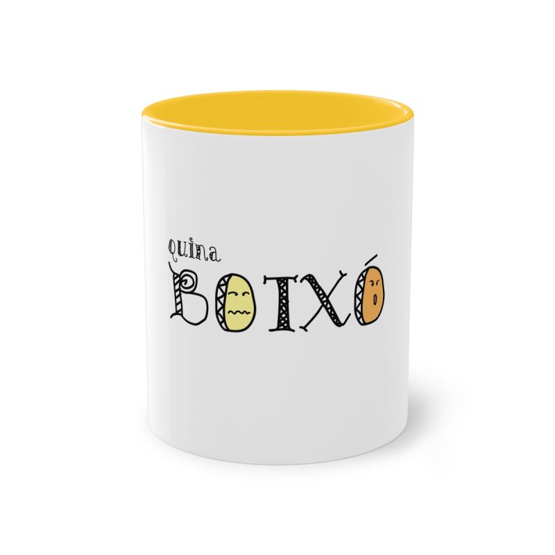Taza bicolor - Amarillo dorado - Quina botxo