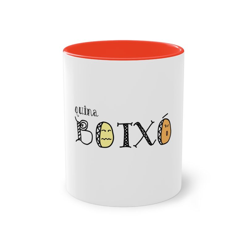 Taza bicolor - Rojo - Quina botxo