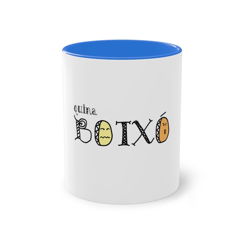 Taza bicolor - Azul Cambridge - Quina botxo