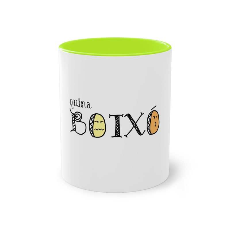 Taza bicolor - Verde claro - Quina botxo