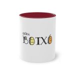 Taza bicolor - Granate - Quina botxo