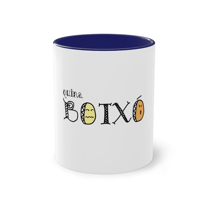 Taza bicolor - Azul oscuro - Quina botxo