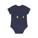 Body bebe manga corta organico - Azul marino nautico - Quina botxo Body bebe manga corta organico - Azul marino nautico - Quina botxo