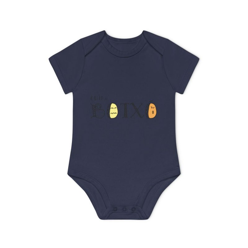 Body bebe manga corta organico - Azul marino nautico - Quina botxo Body bebe manga corta organico - Azul marino nautico - Quina botxo