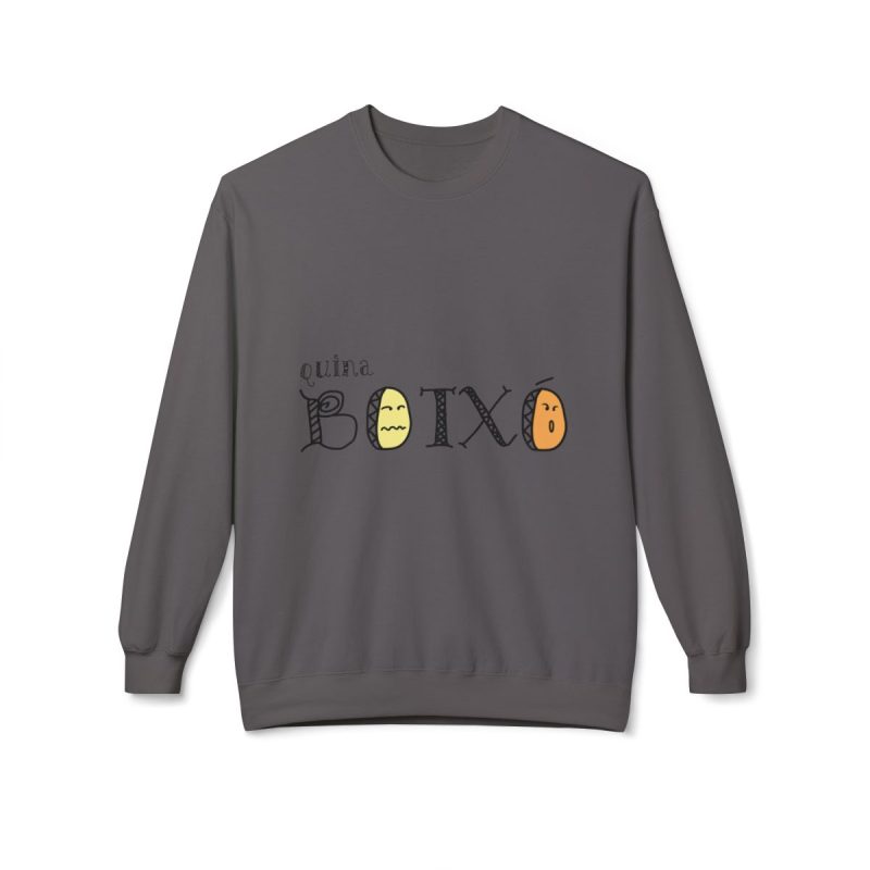 Sudadera Softstyle cuello redondo - Gris marengo - Quina botxo Sudadera Softstyle cuello redondo - Gris marengo - Quina botxo