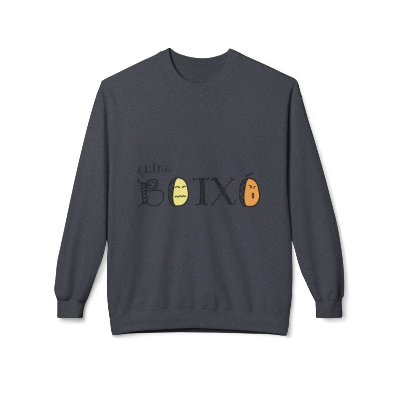 Sudadera Softstyle cuello redondo - Gris jaspeado oscuro - Quina botxo