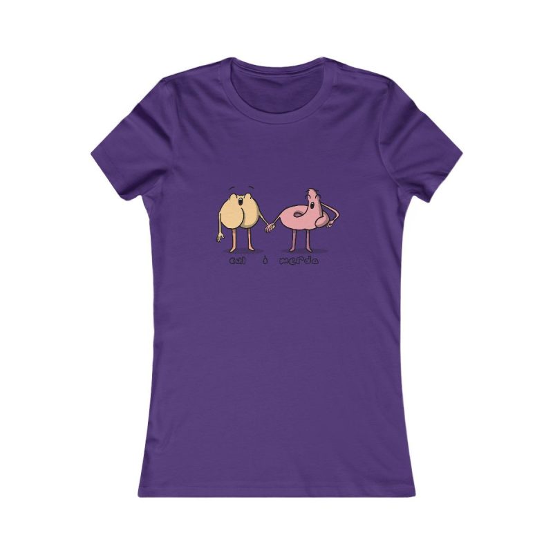 Camiseta mujer Favorite - Morado equipo - Cul i merda