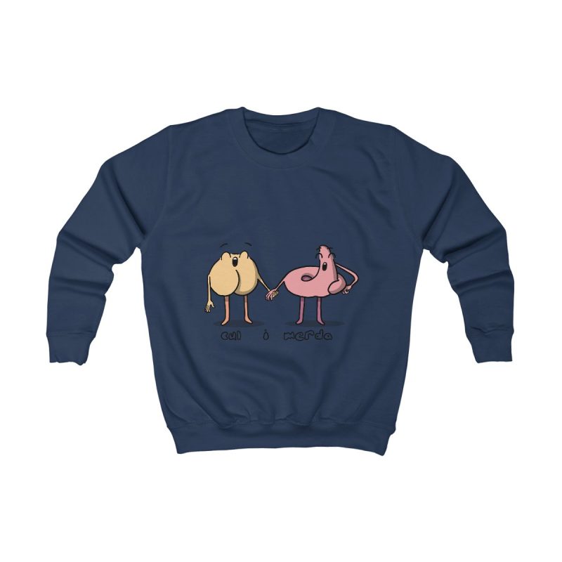 Sudadera infantil - Azul marino Oxford - Cul i merda