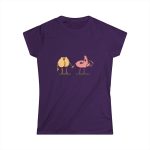 Camiseta mujer Softstyle - Morado - Cul i merda Camiseta mujer Softstyle - Morado - Cul i merda
