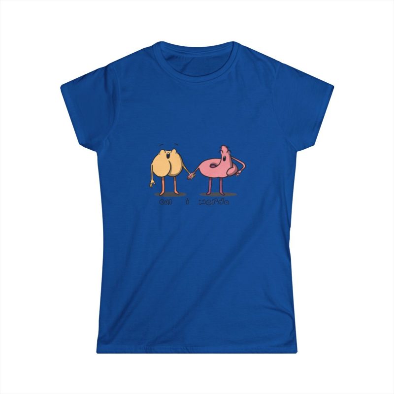 Camiseta mujer Softstyle - Azul royal - Cul i merda