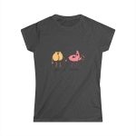 Camiseta mujer Softstyle - Gris oscuro jaspeado - Cul i merda Camiseta mujer Softstyle - Gris oscuro jaspeado - Cul i merda