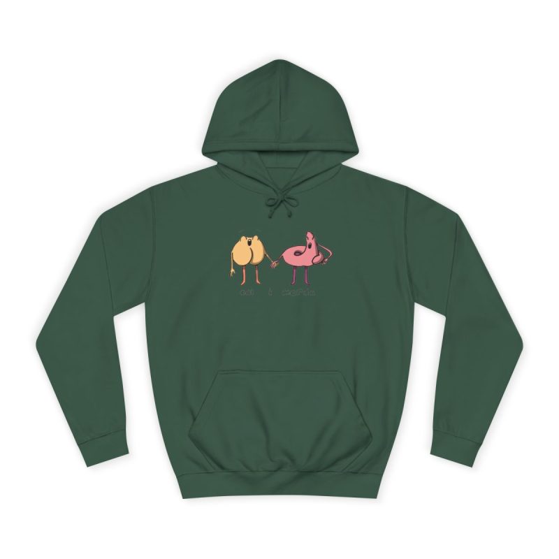 Sudadera universitaria - Verde botella - Cul i merda Sudadera universitaria - Verde botella - Cul i merda