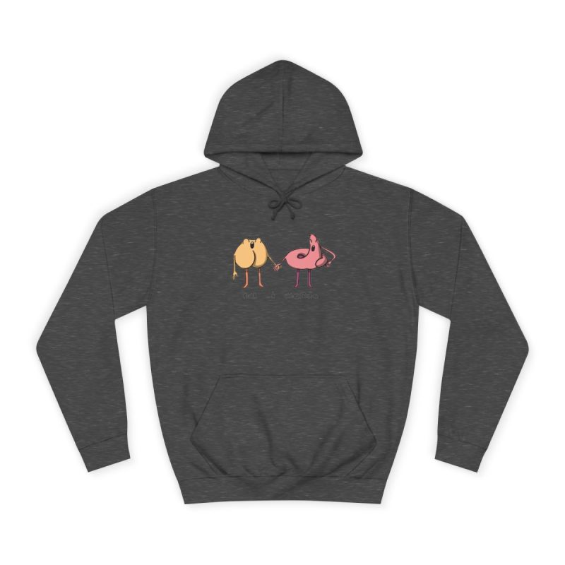 Sudadera universitaria - Gris marengo - Cul i merda