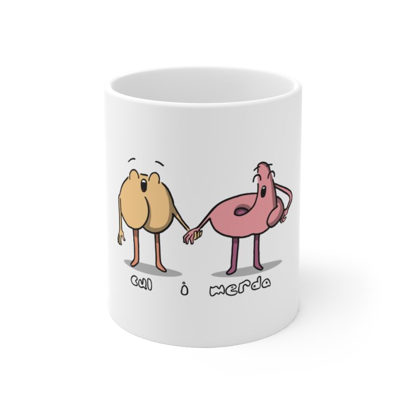 Taza de ceramica - Cul i merda Taza de ceramica - Cul i merda