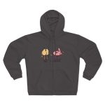 Sudadera capucha con cremallera premium - Antracita - Cul i merda