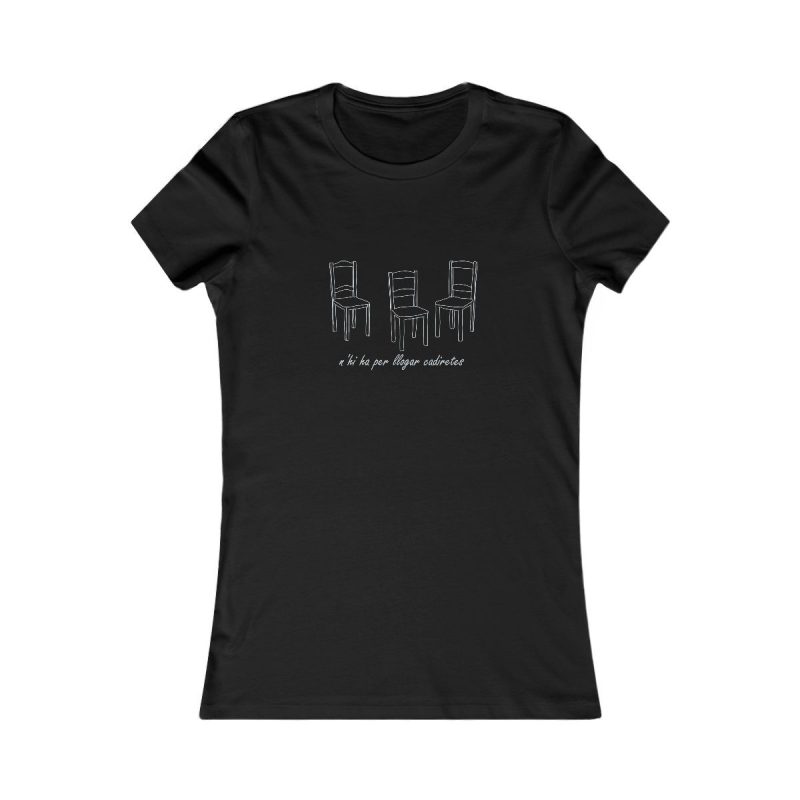 Camiseta mujer Favorite - Negro - Cadiretes