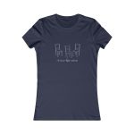 Camiseta mujer Favorite - Azul marino - Cadiretes