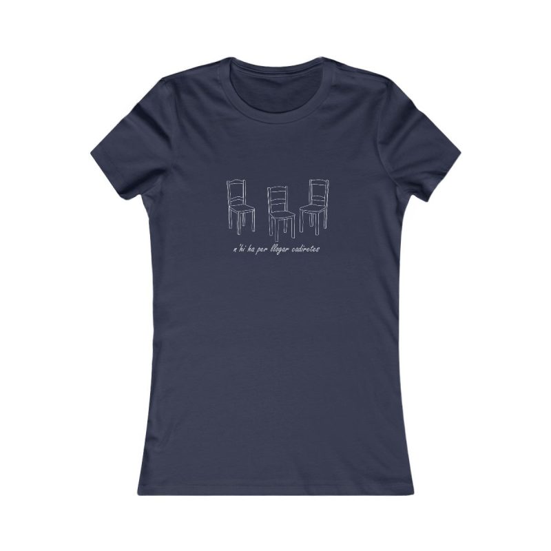 Camiseta mujer Favorite - Azul marino - Cadiretes